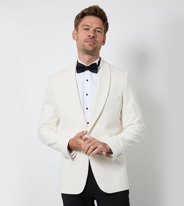 Burton  - Off White Tuxedo Suit