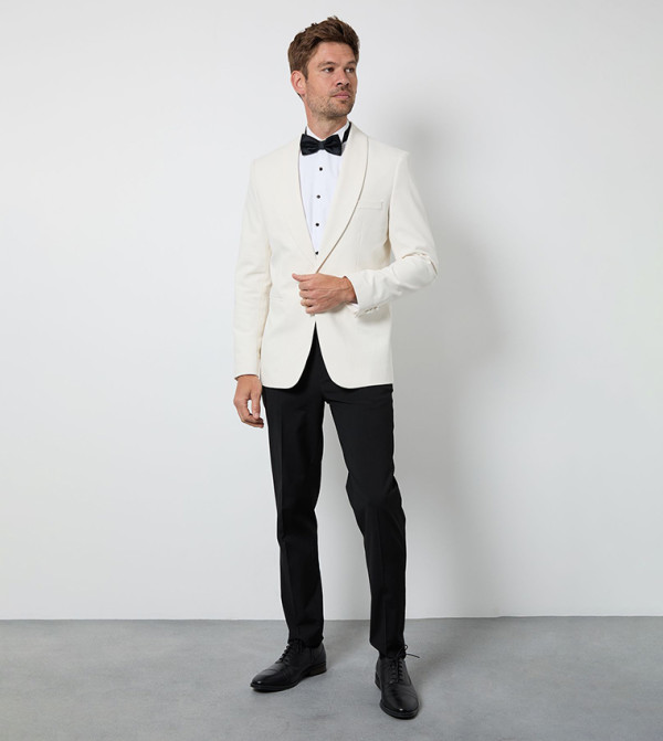 Burton  - Off White Tuxedo Suit