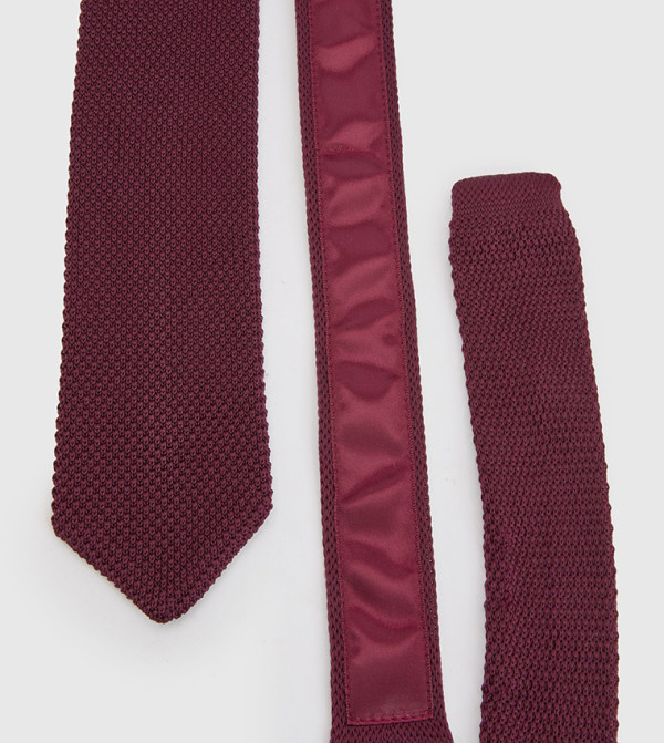 Burton  Slim Ties - Maroon Slim Ties