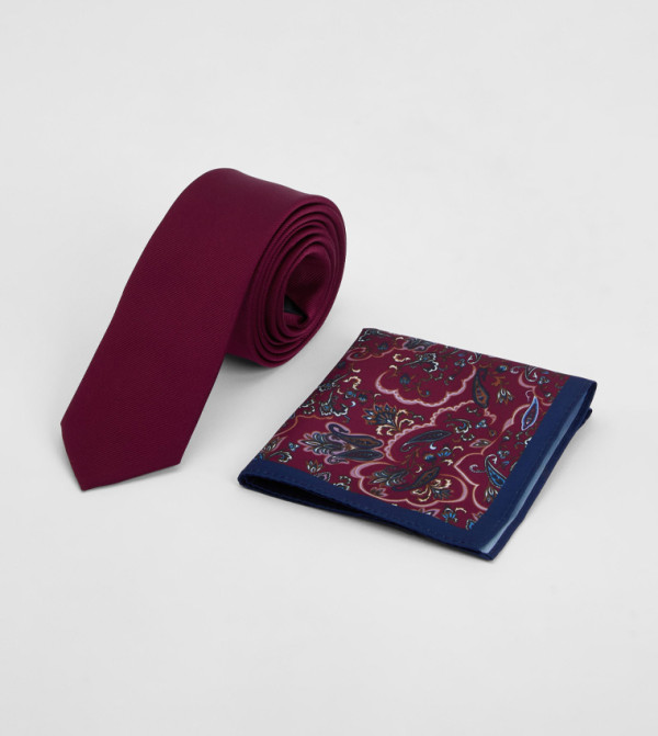 بورتون ربطات عنق وقفازات - بورغندي Regular Ties