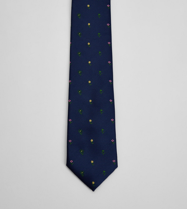 بورتون ربطات عنق وقفازات - كحلي Regular Ties
