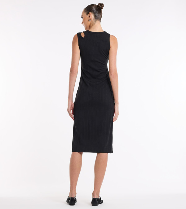 BCBG  devil-wears-prada-miranda - Black Midi Dresses