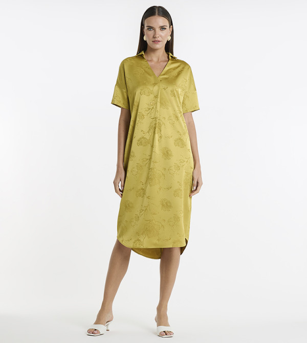 BCBG Dresses - Mustard Midi Dresses