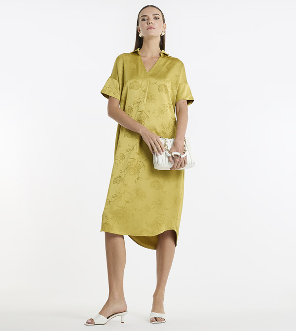 BCBG Dresses - Mustard Midi Dresses