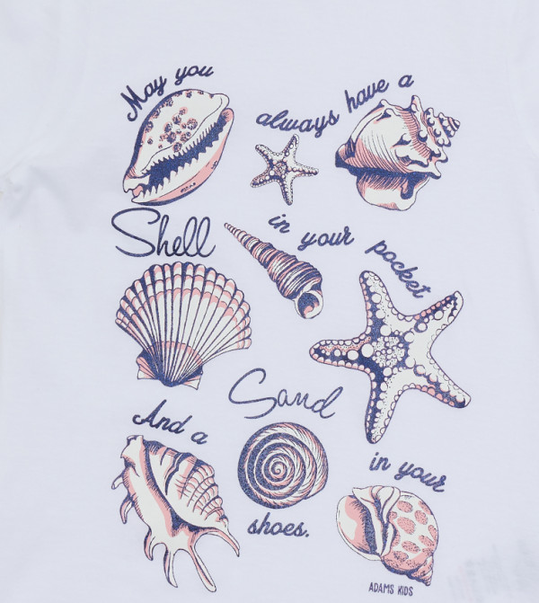 Adams Kids  - White T-shirts