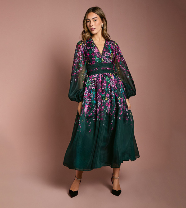 كوست  romance-lace-edits - أخضر Midi Dresses