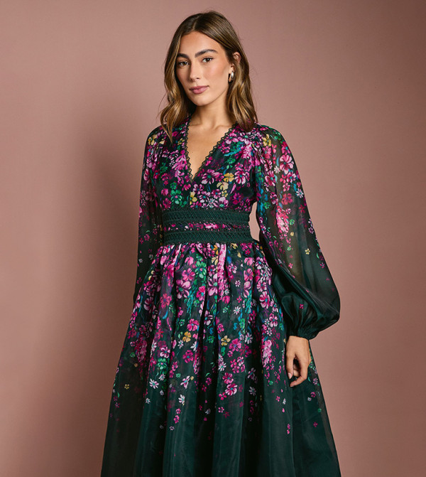 كوست  romance-lace-edits - أخضر Midi Dresses
