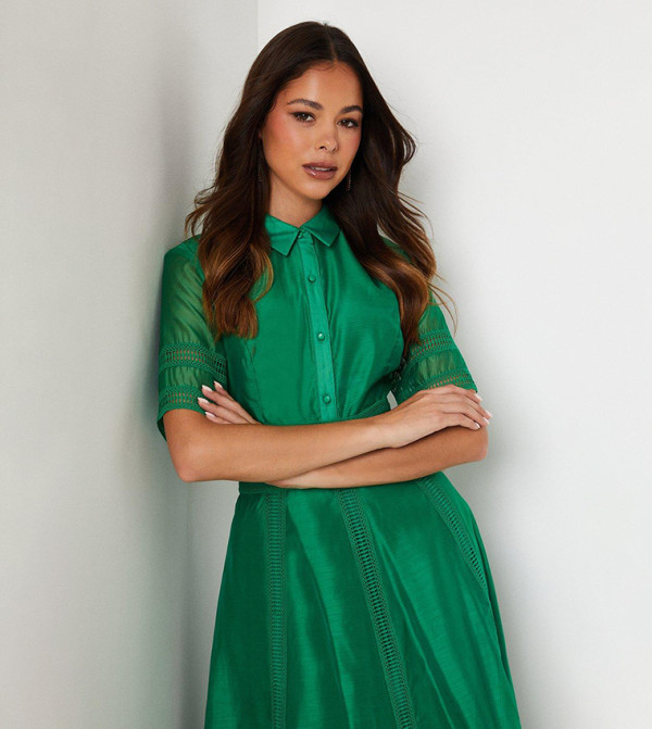 Coast - Outlet  - Green Shirt & T-Shirt Dresses