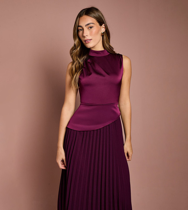 Coast  - Purple Midi Dresses