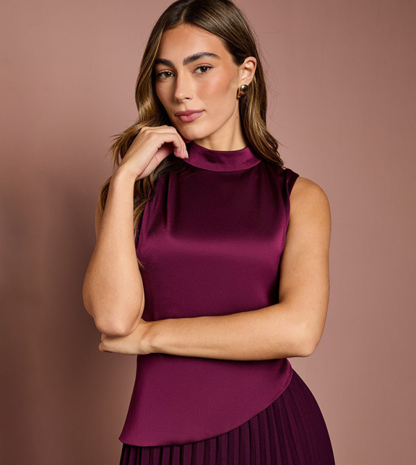 Coast  - Purple Midi Dresses