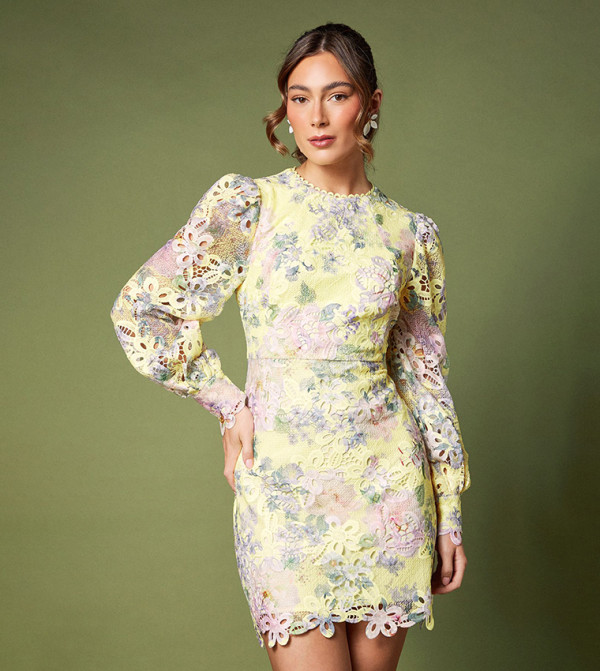 كوست - إكسبرس  فساتين ميني  - أصفر Mini Dresses