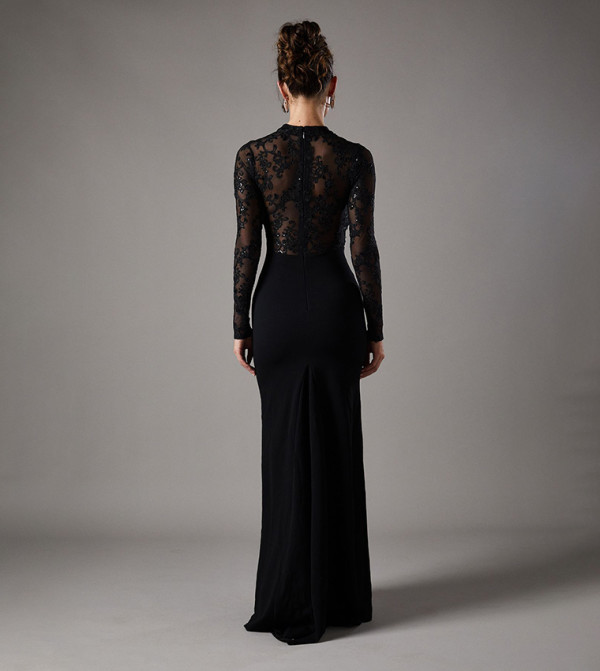 Coast romance-lace-edits - Black Party Dresses