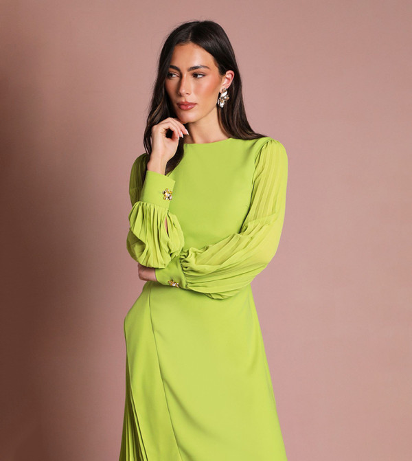 كوست  فساتين - أخضر ليموني Midi Dresses