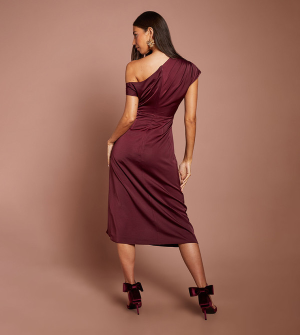 Coast  Dresses - Purple Midi Dresses