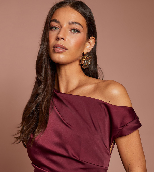 Coast  Dresses - Purple Midi Dresses