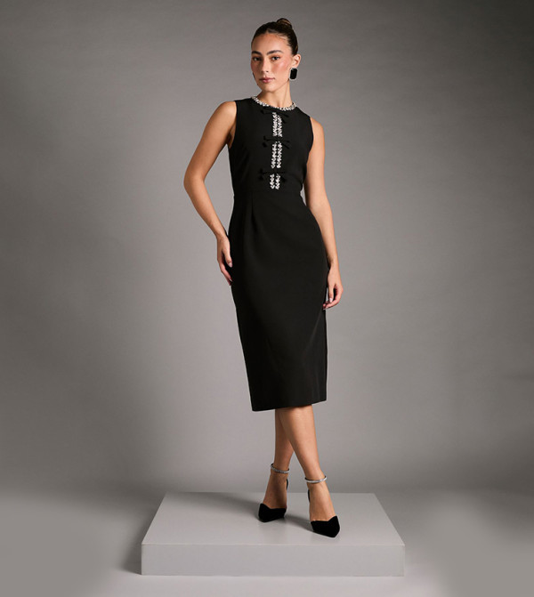 Coast  vacation-loading-w - Black Midi Dresses