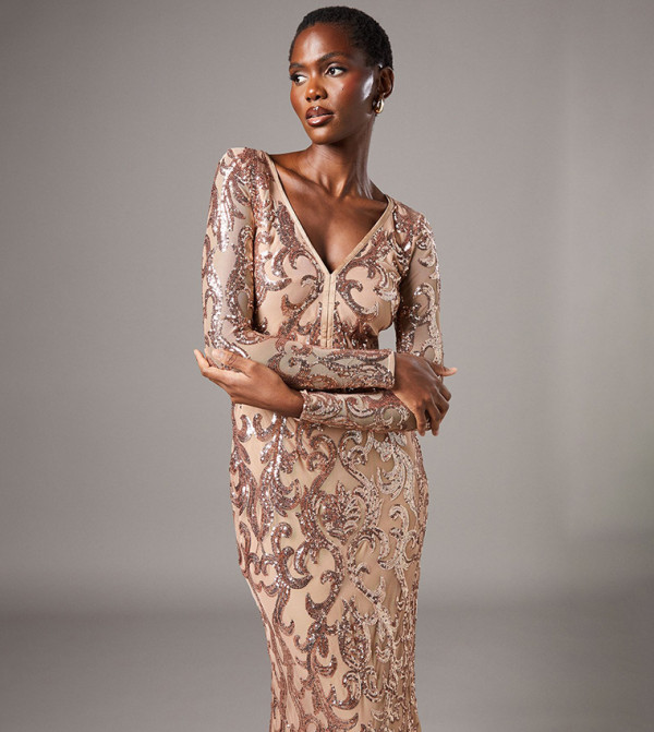 Coast  Party Dresses - Beige Party Dresses
