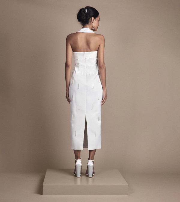 Coast  Clothing - White Midi Dresses