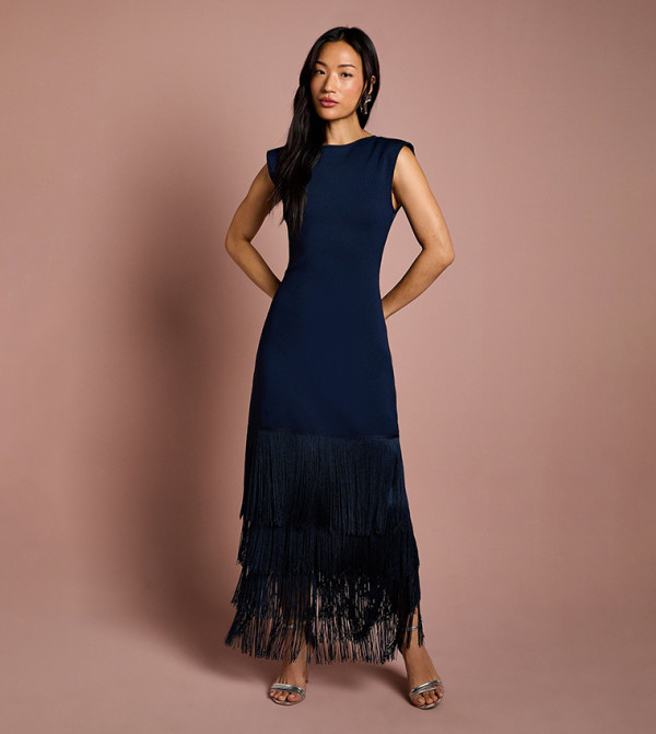 Coast Coast - Navy Midi Dresses