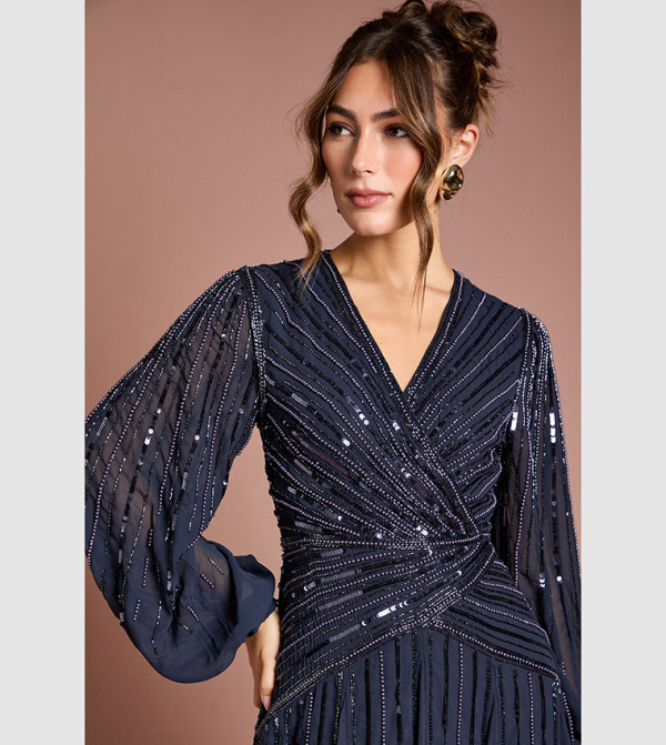 Coast  Party Dresses - Navy Maxi Dresses