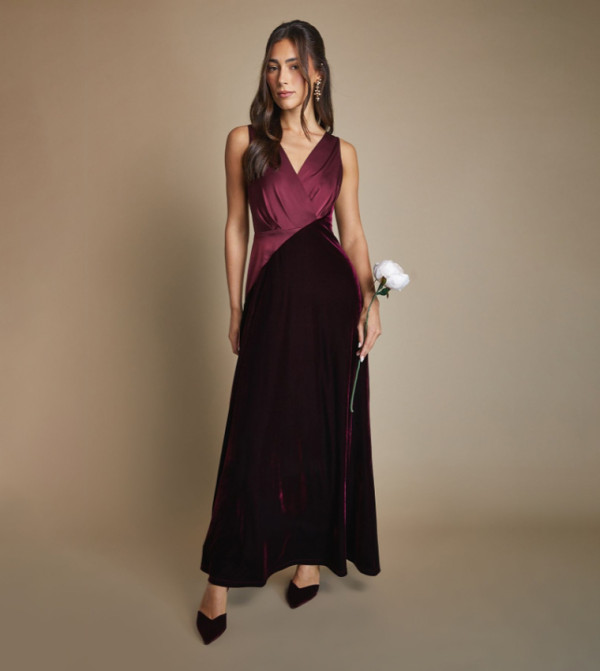 كوست  فساتين حفلة - بورغندي Maxi Dresses