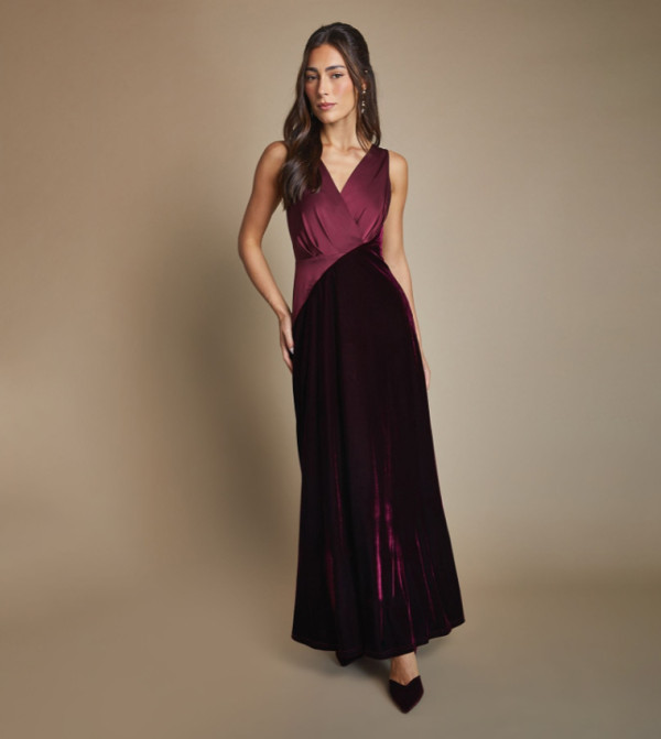 كوست  فساتين حفلة - بورغندي Maxi Dresses