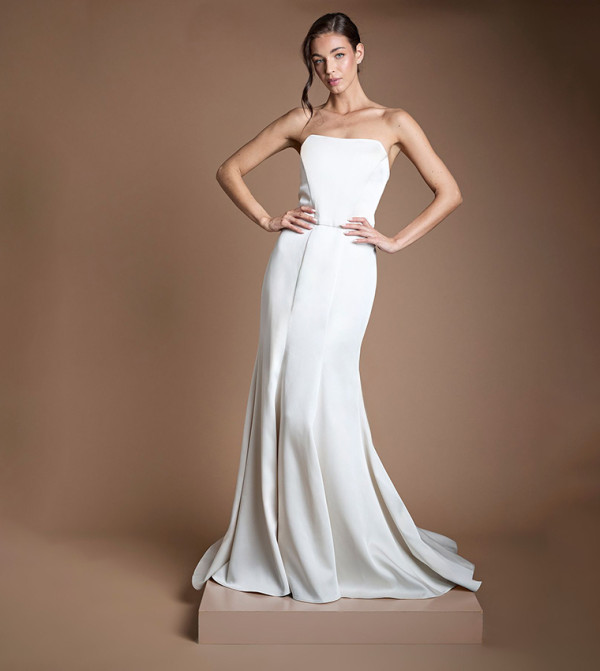Coast  satin-going-out - Ecru Maxi Dresses