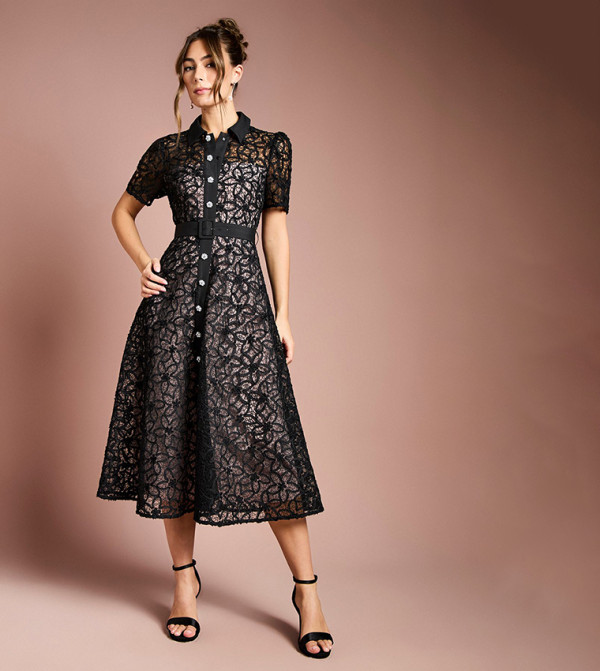 كوست  فساتين ميدي  - أسود Midi Dresses