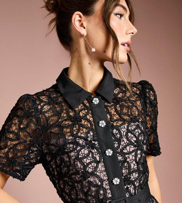 كوست  فساتين ميدي  - أسود Midi Dresses