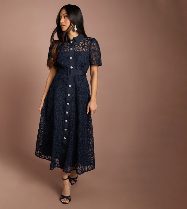 Coast Coast - Navy Shirt & T-Shirt Dresses