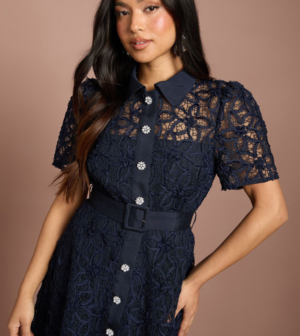 Coast Coast - Navy Shirt & T-Shirt Dresses