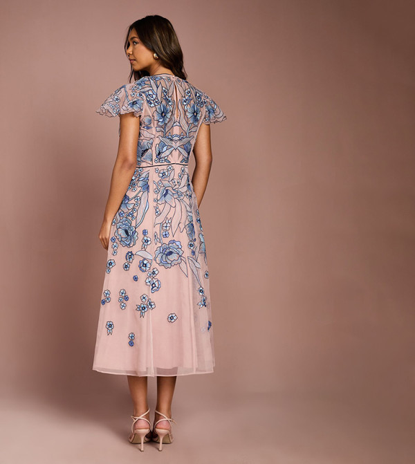 Coast  Dresses - Orange Midi Dresses