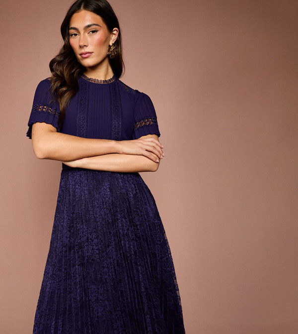 كوست  vacation-loading-w - كحلي Midi Dresses