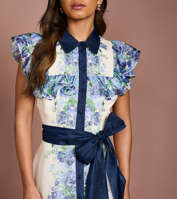 Coast  Dresses - Navy Midi Dresses