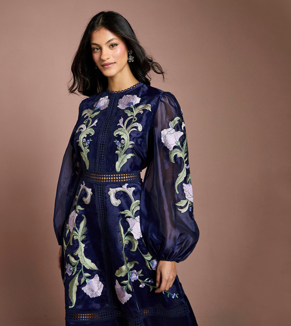 Coast  Midi Dresses - Navy Midi Dresses