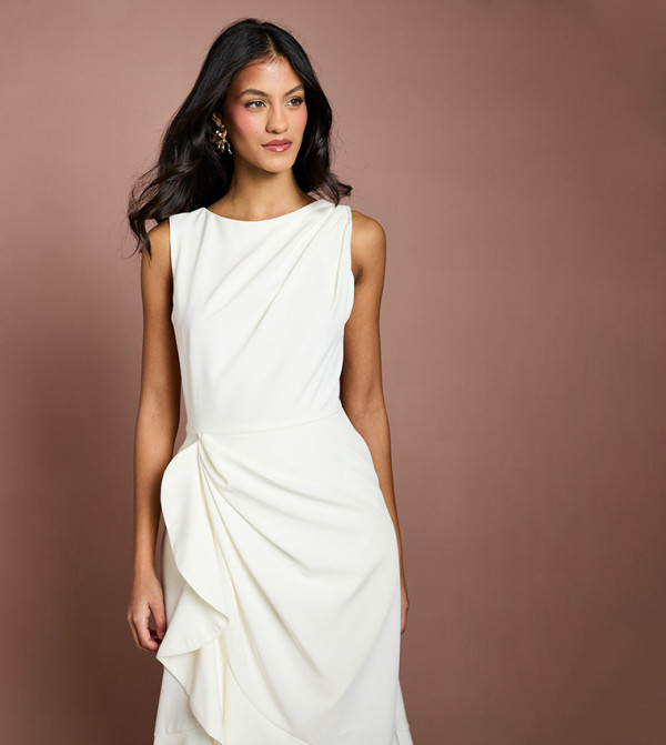 Coast Coast - White Midi Dresses