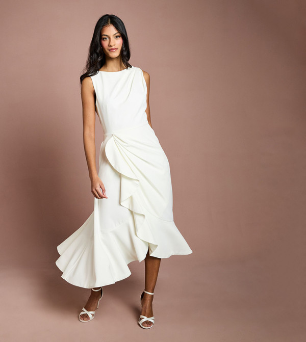 Coast Coast - White Midi Dresses