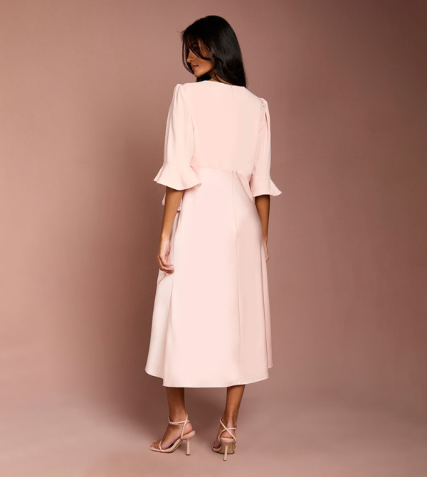 Coast romance-lace-edits - Pink Midi Dresses