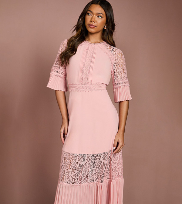 Coast summer-palette - Blush Midi Dresses
