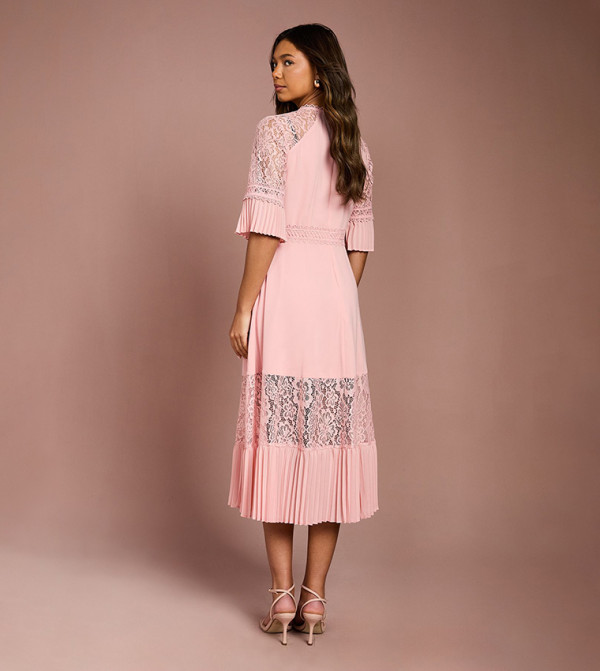 Coast summer-palette - Blush Midi Dresses