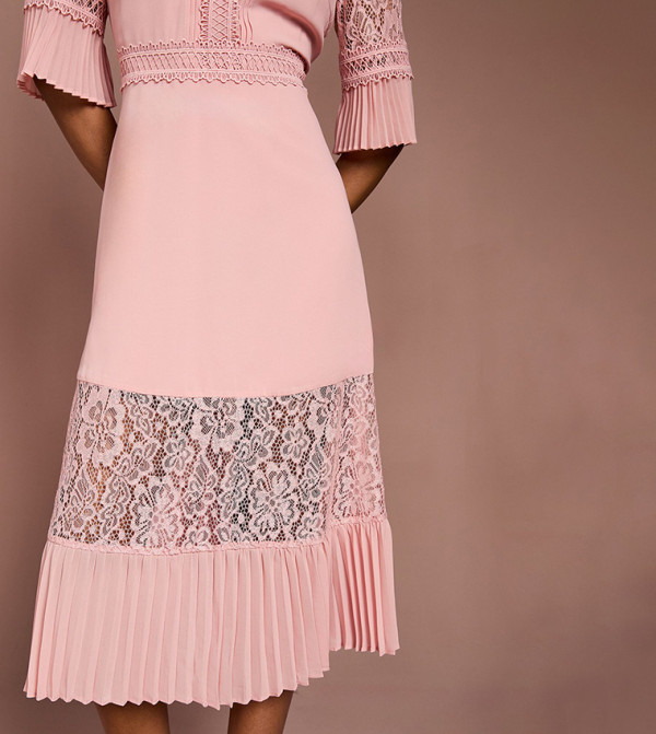 Coast summer-palette - Blush Midi Dresses