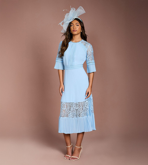 كوست  romance-lace-edits - أزرق فاتح Midi Dresses
