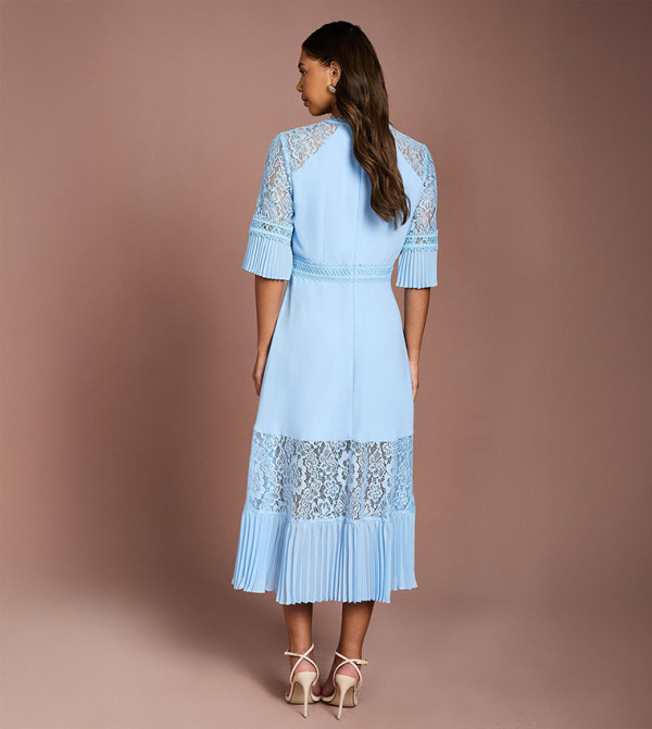كوست  romance-lace-edits - أزرق فاتح Midi Dresses