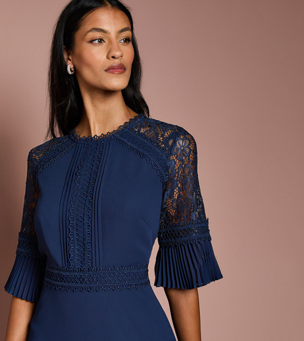 كوست  romance-lace-edits - كحلي Midi Dresses