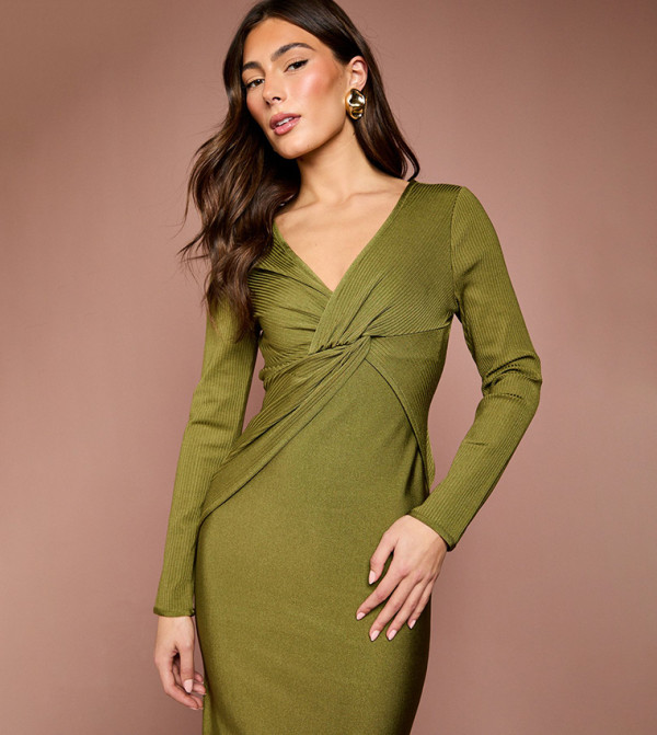 Coast Coast - Olive Midi Dresses