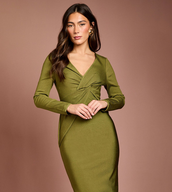 Coast Coast - Olive Midi Dresses