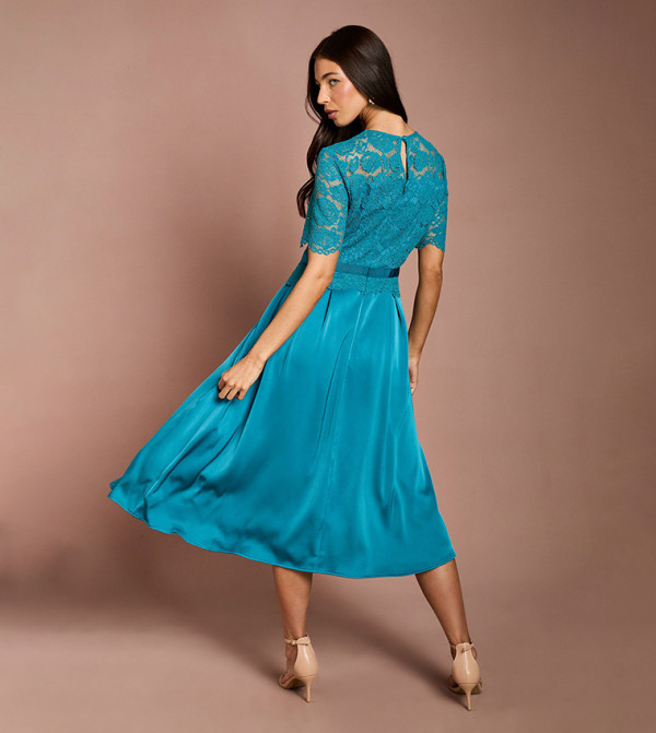 Coast Coast - Teal Midi Dresses