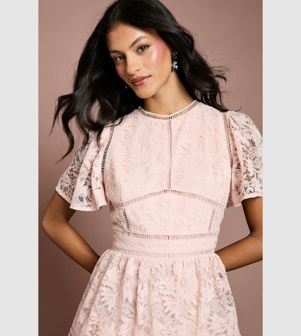 Coast  Casual Dresses - Pink Midi Dresses