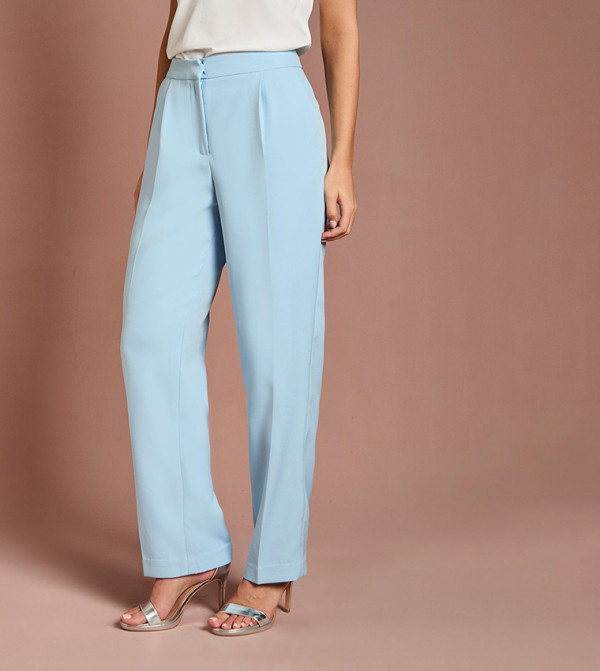 Coast Coast - Light Blue Casual Pants