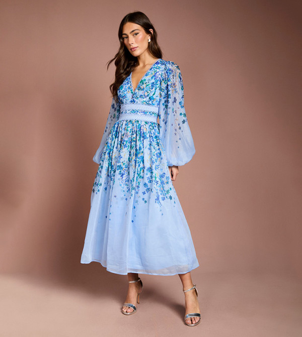 كوست كوست - أزرق فاتح Midi Dresses